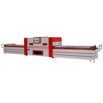 Macchina per pressione del vuoto di membrana PVC automatica per porte in legno e MDF