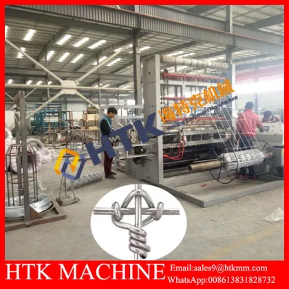 HTK Brand Fixed Knot Sheep Fence Panel Machine