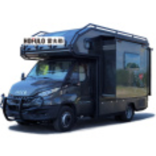 THe luxury RV camper with double expansion