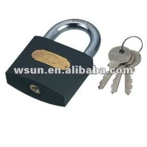 High quality Iron padlock with key for locker