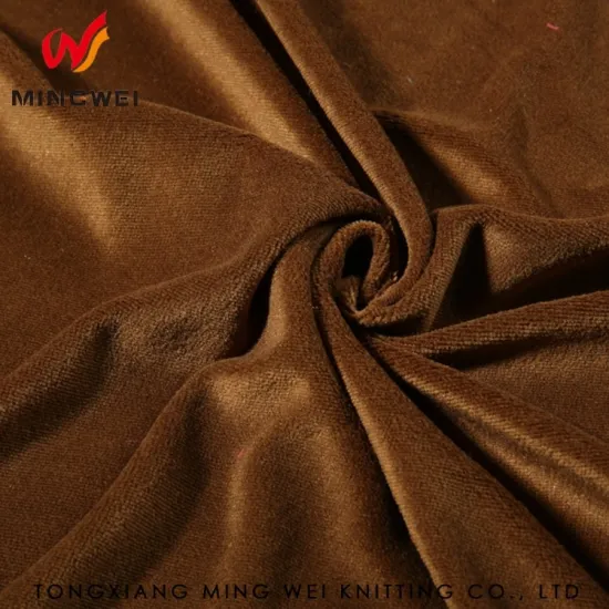 Home textile shrink-resistant velour fabric for winter trousers