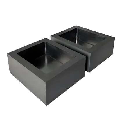 Metallurgical Sintered Graphite Sagger Graphite Boat