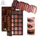 Palet Eyeshadow Glitter Mutiara Matte Penuh Coklat Hangat