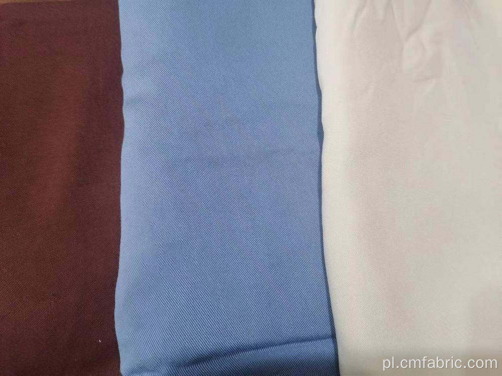 100% Rayon Twill Plain Farbowany materiał 150GSM