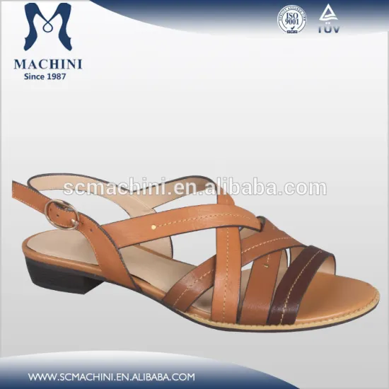 Fancy leather ladies shoe manufacture chengdu