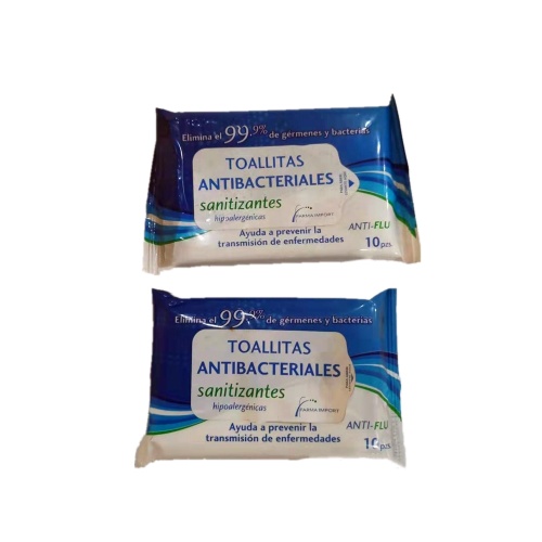 99.9% de toallitas húmedas antibacterianas