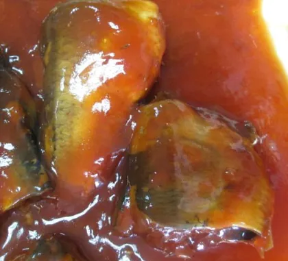 Canned Herring Fish in Tomato Sauce