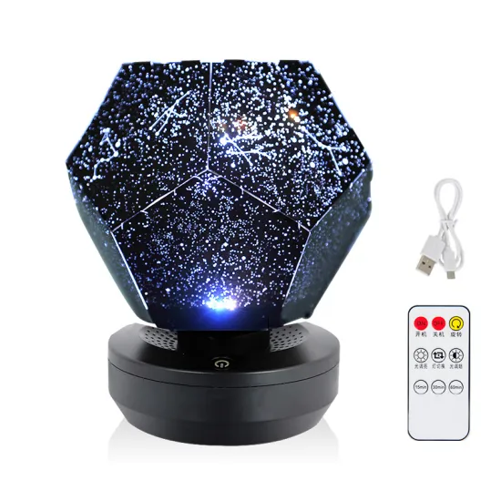 Projector Light Starry Sky Table Lamp Starlight Nightlight Gift Night Light For Children