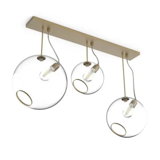 Marriott Townplace Suites Hotel Pendants Glass Globe Shades Ceiling Pendant Lamp - UL Listed