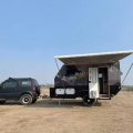 Camping off road motorcycle trailer camper