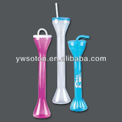 straw cup/party yard/yard glasses cup with straw