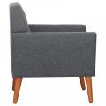 Modern Accent Fabric ArmChair Single Cloth Sofa