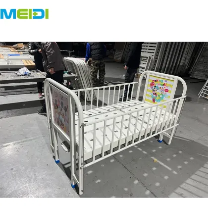 Steel Pediatric Hospital Medical Bed for Children