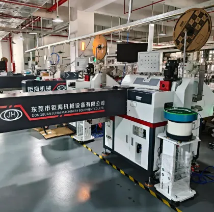 Fully Automatic Single-End Crimping & Insertion Machine – Long & Short Wire Tinning