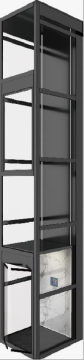 Steel belt type villa elevator