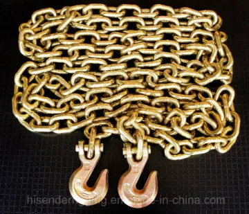 G80 Lashing Chain with Grab Hooks of Rigging Hardware