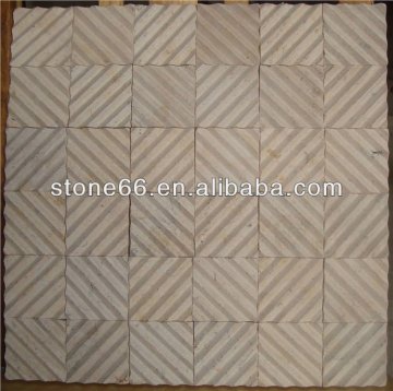 Pink Square Marble Mosaics