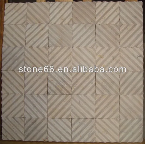 Pink Square Marble Mosaics