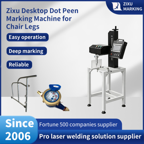 Máquina semiautomática de marcação por pontos de mesa Zixu com dispositivo de cilindro 140x80mm