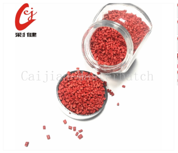 Masterbatch in plastica di colore rosso in nylon