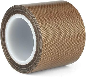 0.13mm PTFE Coated Fiberglass Cloth Tape with Silicone Adhesive for Vacuum Heat Packing Machines