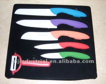 Ceramic knife,ceramic knife set with colorful handles