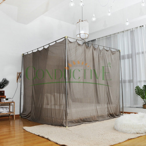 Toldo de cama con mosquitera con protección contra radiación EMF