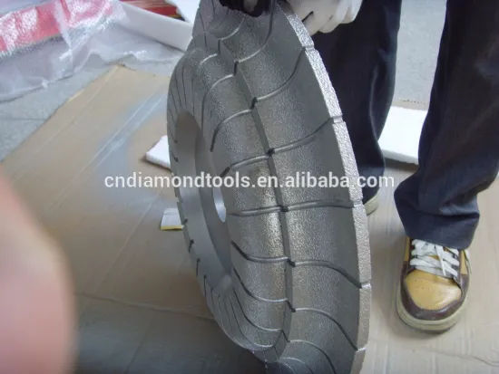 Special type Vacuum brazed diamond stone radius wheel