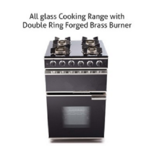 4 Burner Glass Gas Cooking Range Oven