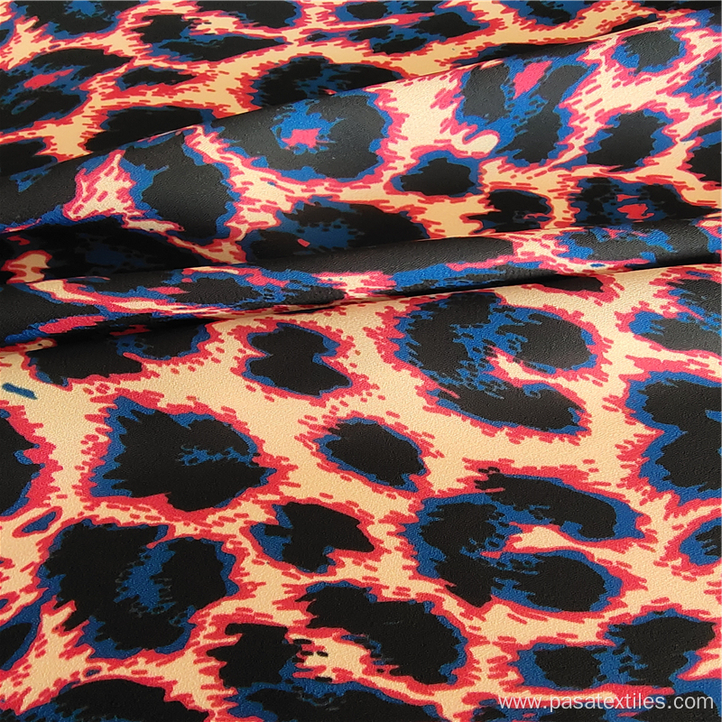 silk handfeel polyester chiffon printed fabric