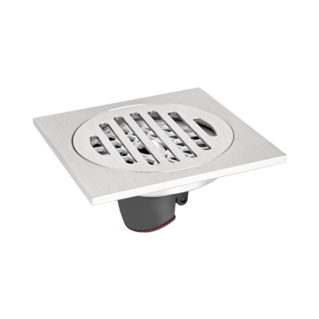 Vraie de drainage du sol carré invisible - Drain de salle de bain en laiton