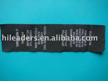 Instruction Label