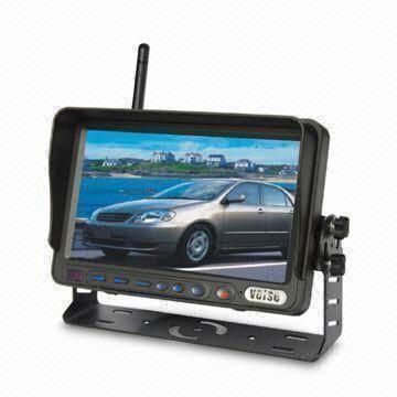 Car Rearview System with 11 to 32V DC Power Consumption and Built-in 4-channel Receiver