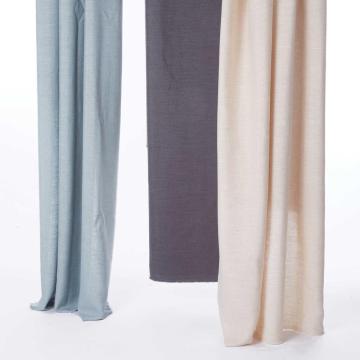 Linen Curtain in Solid Colors Natural Appearance