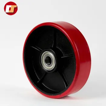 Factory Price Abrasion Resistant PU Wheel 90mm for Wheelbarrow