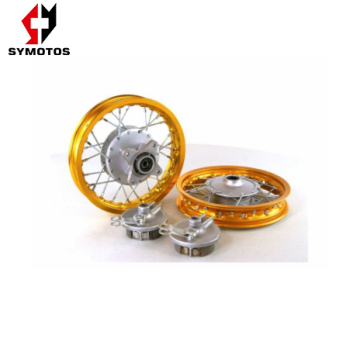 Pit Bike Parts: Gold 10-Inch CRF50 Aluminum Wheels