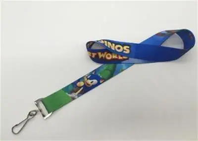 Custom Promotional Cheap Polyester Slogan lanyard