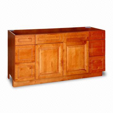 Wooden Kitchen Cabinet with Plywood/MDF Carcass