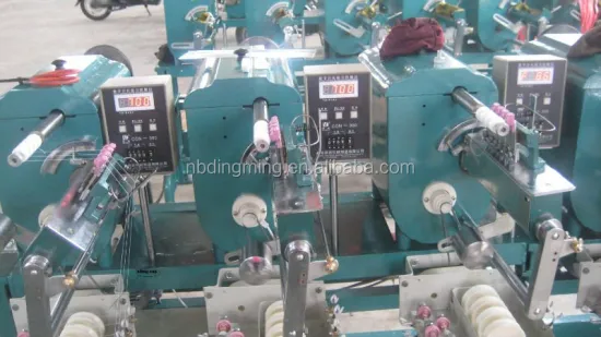 Digital counter for rewinding machine