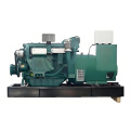 Conjunto gerador diesel marítimo com componentes principais do PLC