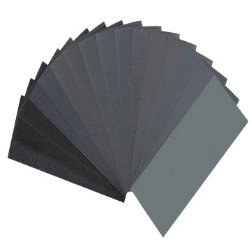 Silicon Carbide Wet Papaper Folhas para acabamento superficial liso