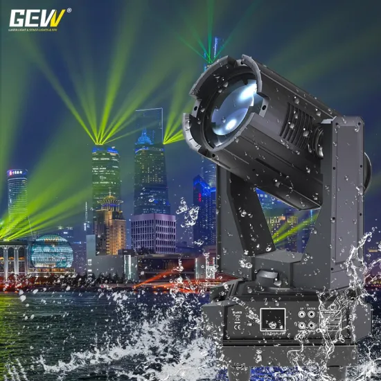 GEVV Waterproof IP65 380W DMX Rotating Sky Beam Moving Head Light for Outdoor Events