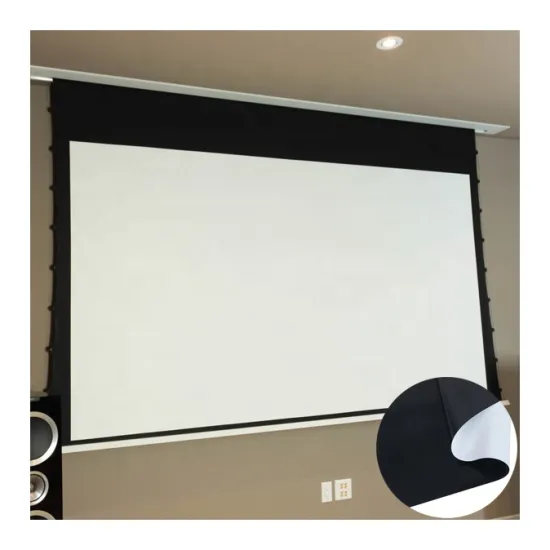 0.25mm White-Black Projection Film 16:9 Tab-Tensioned Motorized Screen: The Ultimate Home Cinema Solution