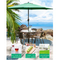 Outdoor centre pillar umbrella without light