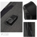 Mochila de viagem de negócios USB de separação molhada e seco
