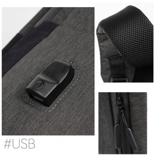 Υγρό και ξηρό διαχωρισμό USB Business Travel Backpack