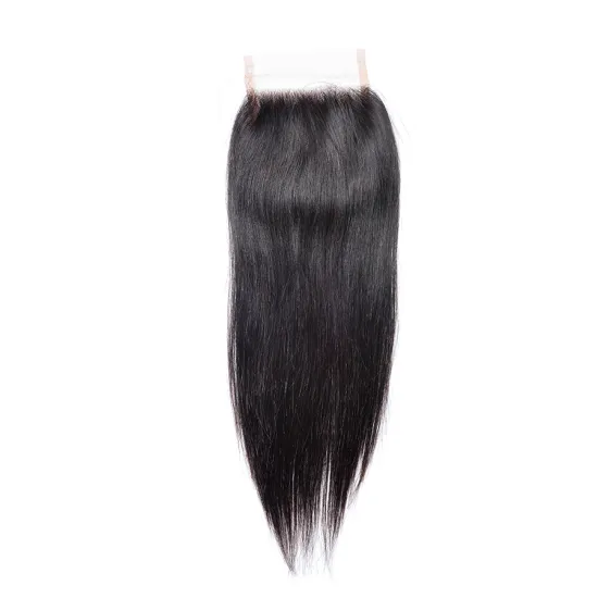 Aisi Hair Topselling 14 Inch 4X4 Human Hair Lace Closure Long Silky Straight Brazilian Human Hair Extension For Women