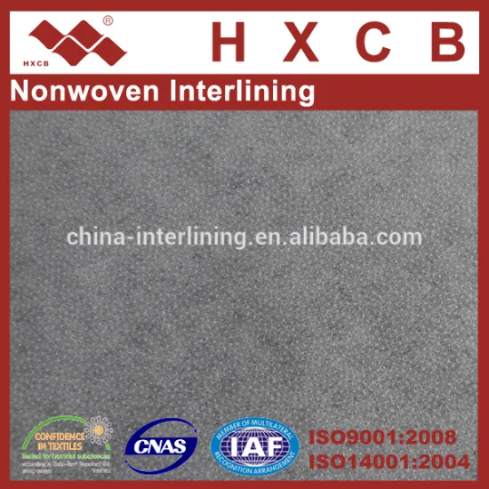 (7050W)Nylon High Quality Fusible Dot Non Woven Interlining Garment Accessories
