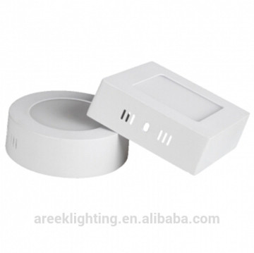 2015 CE RoHS 12W AC85-265V led ceiling panel light Round Square Surface Mounted Led Panel Light