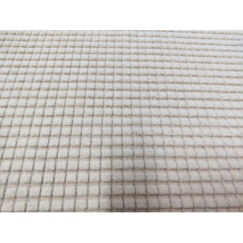 90T 5SP Polar Fleece with Laminated Check Fabric